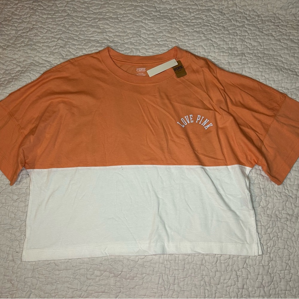 NWT PINK Oversized Crop Top